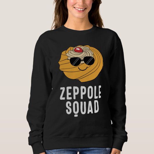 Sweatshirt Saint Joseph's Day Zeppole Squad Sunglasses Italia (Devant)