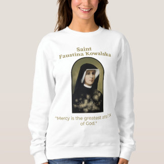 Sweatshirt saint maria faustina kowalska