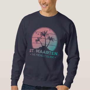 Sweatshirt Saint-Martin Sint Martin Retro Gradient