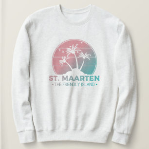 Sweatshirt Saint-Martin Sint Martin Retro Gradient