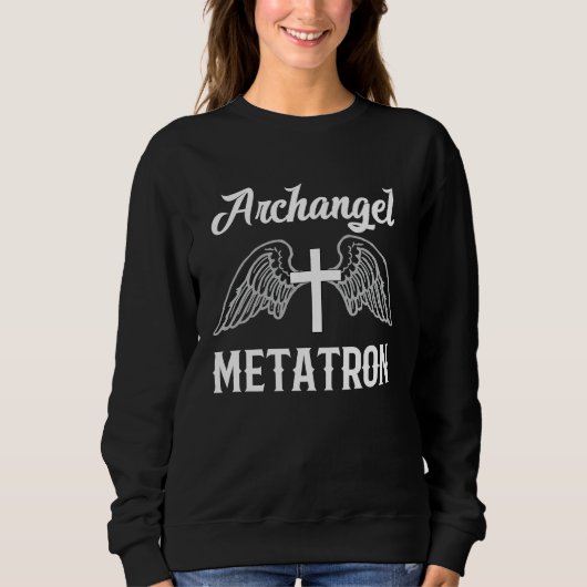 Sweatshirt Saint Metatron l'Archange Catholique Traditionnel (Devant)