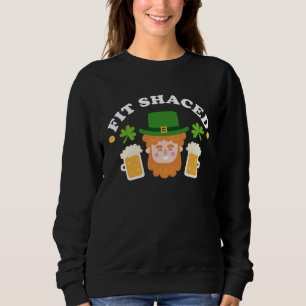 Sweatshirt Saint Patrick Fit En état d'ébriété Boire de la bi