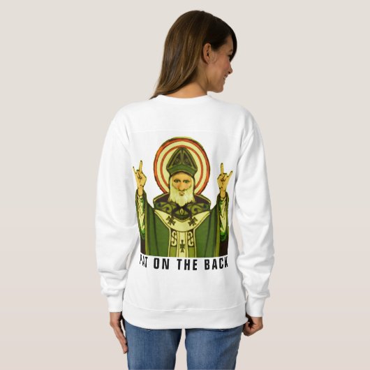Sweatshirt Saint Patrick's Day (Dos entier)
