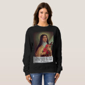 Sweatshirt Saint Thérèse de Lisieux Saint Thérèse de l'Enfant (Devant entier)