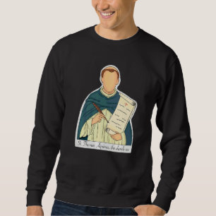 Sweatshirt Saint Thomas d'Aquin Patron des Étudiants Catholi
