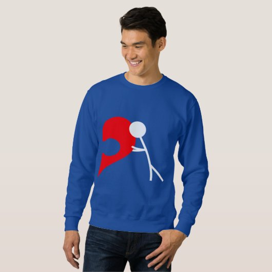 Sweatshirt Saint Valentin (Devant entier)