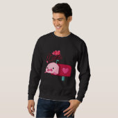 Sweatshirt Saint Valentin Blobfish 1016 (Devant entier)
