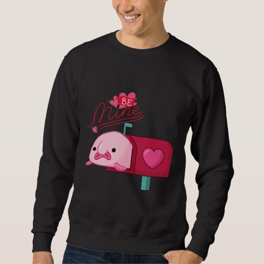 Sweatshirt Saint Valentin Blobfish 1016 (Devant)