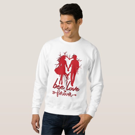 Sweatshirt Saint Valentin Buzz (Devant entier)