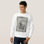 Sweatshirt Saint-Valentin de Rome Gravure Premium Art (Devant entier)