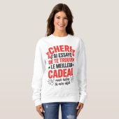 Sweatshirt Saint Valentin Drole Idée Amour Humour Couple  (Devant entier)