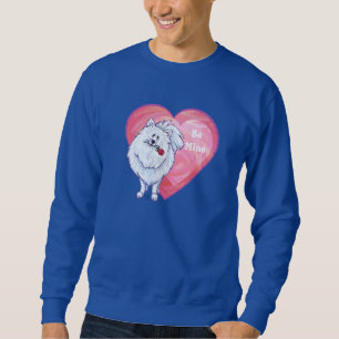 Sweatshirt Saint Valentin Poméranie Blanche