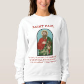 Sweatshirt saints st paul (Devant)