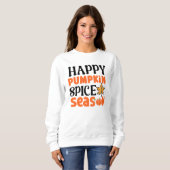 Sweatshirt Saison automnale saveur de citrouille (Devant entier)