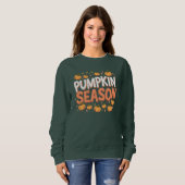 Sweatshirt Saison citrouille (Devant entier)
