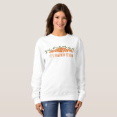 Sweatshirt Saison citrouille (Devant entier)
