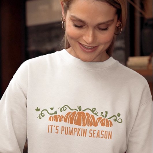 Sweatshirt Saison citrouille