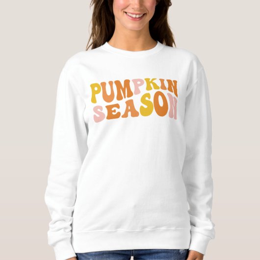 Sweatshirt Saison citrouille (Devant)