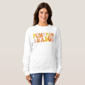 Sweatshirt Saison citrouille (Devant entier)