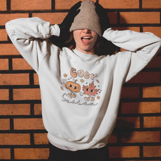 Sweatshirt Saison confortable de automne rétro