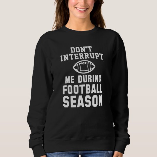 Sweatshirt Saison de football (Devant)
