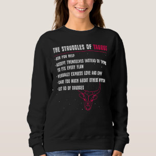 Sweatshirt Saison de marchandises Taurus SIGNE Zodiaque Astro