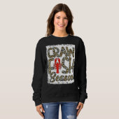 Sweatshirt Saison de poisson crus leached Lo (Devant entier)