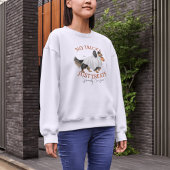 Sweatshirt Saison Éffrayante du chien costumé fantôme Dachshu