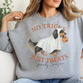 Sweatshirt Saison Éffrayante du chien costumé fantôme Dachshu