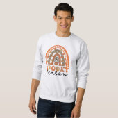 Sweatshirt Saison éffrayante Halloween Rainbow Fall (Devant entier)