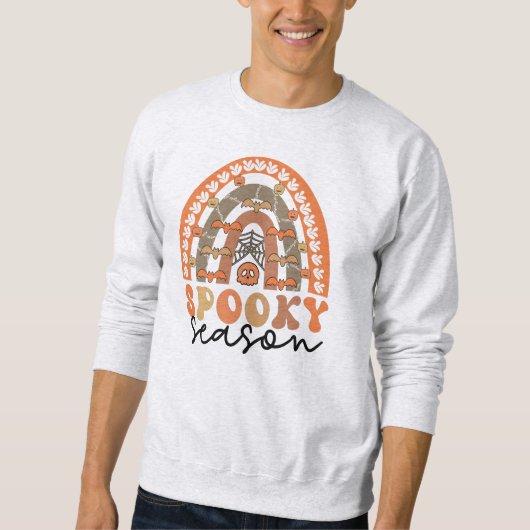 Sweatshirt Saison éffrayante Halloween Rainbow Fall (Devant)