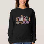 Sweatshirt Saison éffrayante Retro Halloween Super (Devant)