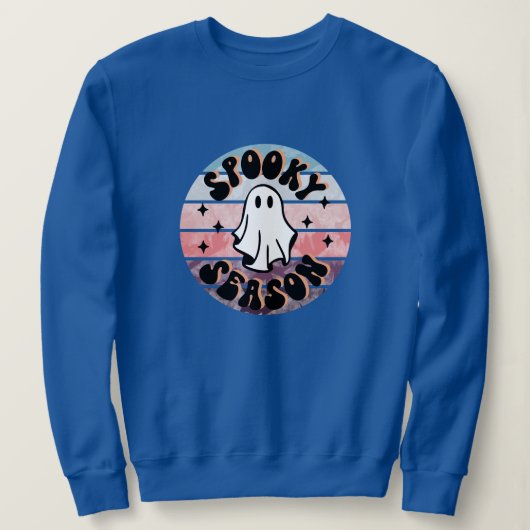 Sweatshirt Saison Fantôme éffrayant Halloween Vibes Girami (Design devant)