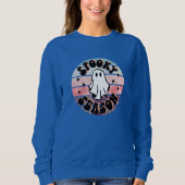 Sweatshirt Saison Fantôme éffrayant Halloween Vibes Girami (Devant)