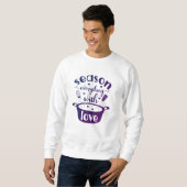 Sweatshirt Saison tout avec amour (Devant entier)
