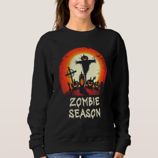 Sweatshirt Saison Zombie Lune Céramique effrayant Enfants Gar