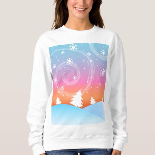 Sweatshirt Saisons enneigées (Devant)