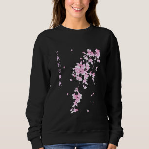 Sweatshirt Sakura Flower Cherry Blossoms Art Japonais Japon