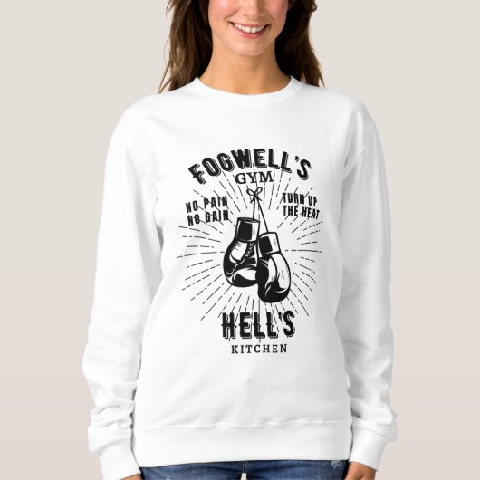 Sweatshirt Salle De Boxe Fogwells (Devant)