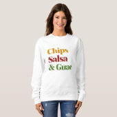 Sweatshirt Salsa Chips Et Guac (Devant entier)