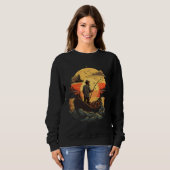 Sweatshirt Saltwater Fishing Trip Fisherman Fishing On Sunset (Devant entier)