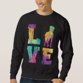 Sweatshirt Saluki Love (Devant)