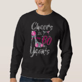 Sweatshirt Salutations à 60 Ans 60e Anniversaire Chaussures d (Devant)