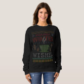 Sweatshirt Salutations d'hiver chaudes Café de thé chaud laid (Devant entier)