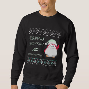 Sweatshirt Salutations et réunions de saison Noël