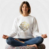 Sweatshirt Salvia sagrada Pentáculo dorado