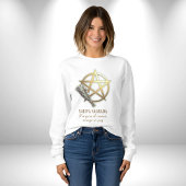 Sweatshirt Salvia sagrada Pentáculo dorado