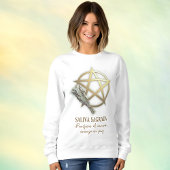 Sweatshirt Salvia sagrada Pentáculo dorado