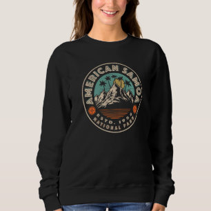 Sweatshirt Samoa américaines Iles de Parc National Vintage 2