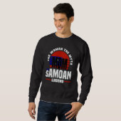 Sweatshirt Samoa Samoan Drapeau du Samoa Fête des Mères (Devant entier)